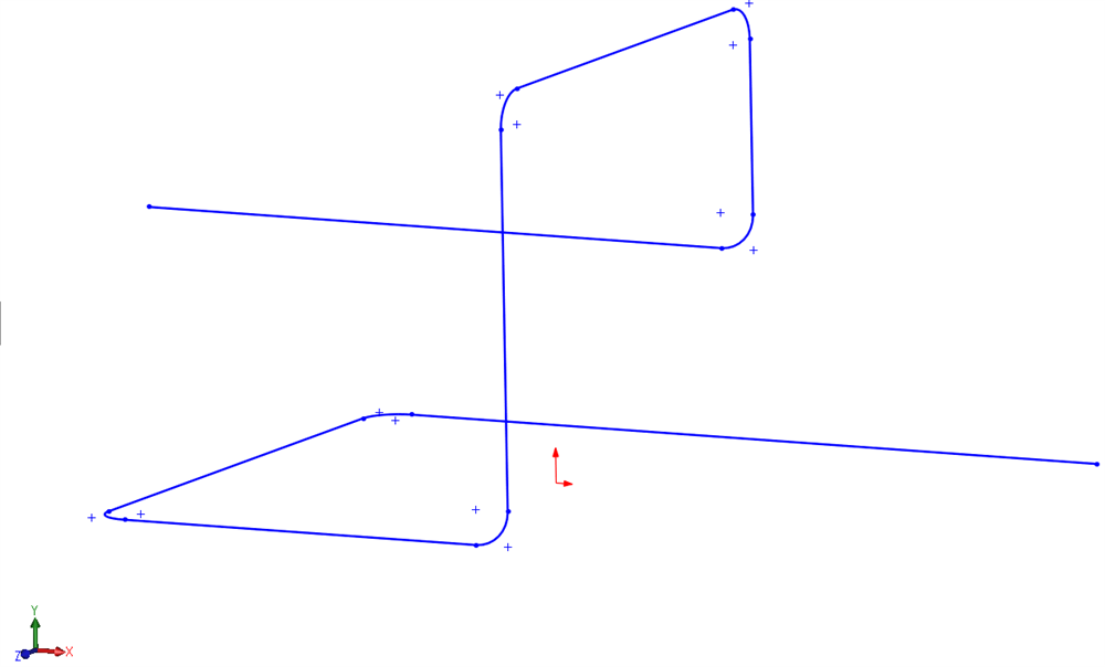 ایجاد fillet در 3D Sketch طراحی شده پایپینگ در solidworks